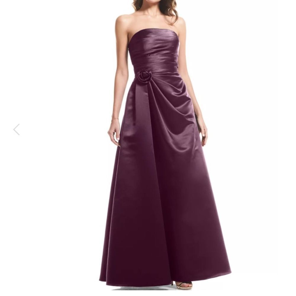 JS BOUTIQUE BURGUNDY COLOR WOMEN PROM DRESS SIZE 14